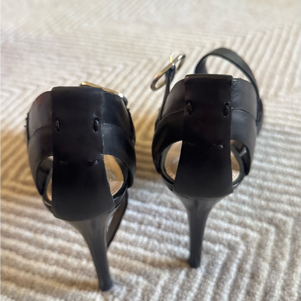 Vince Camuto Black Strappy Heels - Picture 9 of 10